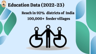 Reach in 92%  districts of  India   100,000+  feeder villages