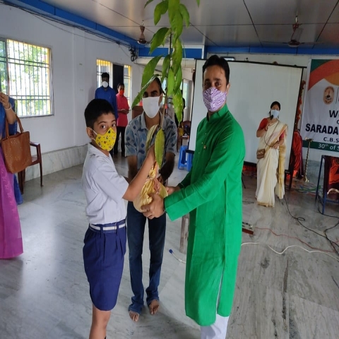 VB Raigunj School Has Started a Tree Bank/Plant Bank
