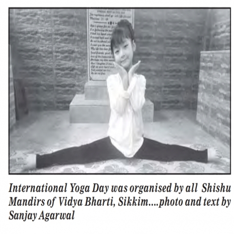 Vidya Bharati Celebrates the 7th International Yoga Day