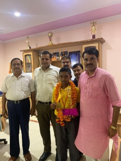 Devansh Kushwaha won Gold at the International Archery Championship